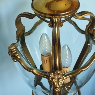 Vintage bronze pendant light