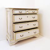 Antique Italian chest of drawers with marble top