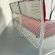 Old 2 seater sofa Italian design from the 70s Talin Vicenza metal per