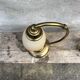 Tulip desk lamp, bedside lamp in brass and blown glass J.P Rycka