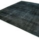 Handwoven Persian Overdyed 283 cm x 378 cm Black Wool Carpet