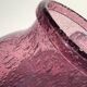 Bubble mouth blown glass vase Biot style height 22cm