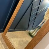 Oak mirror