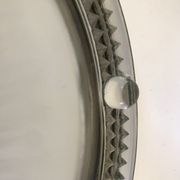 Verlys crystal and brass unders and downs