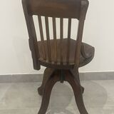 Baumann 1920 rotating office chair with adjustment screw