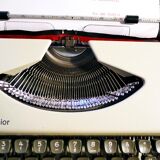 Grey vintage Aeg Olympia typewriter