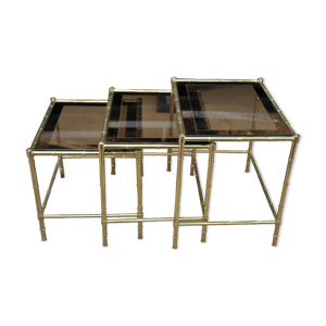 Lot de 3 tables gigognes