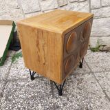 Menzzo Boomer bronze bedside table