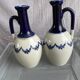 2 st Uzes tarre steel ewers
