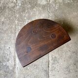 Turned wooden tripod stool