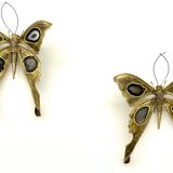Pair of butterfly sconces by Henri Fernandez