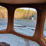 Set oval table Baumann Gondola 6 chairs years 70