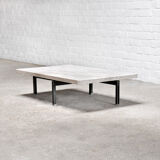 Saporiti 'onda' coffee table with granite top, italy, 1970's