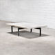 Saporiti 'onda' coffee table with granite top, italy, 1970's