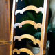 Arts & crafts solid oak ladder back occasional chair with rush seat