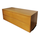 MK Mobel chest of drawers in elm from the 70s