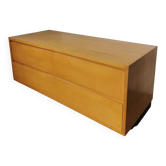 MK Mobel chest of drawers in elm from the 70s