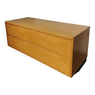 MK Mobel chest of drawers in elm from the 70s