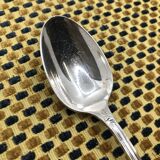 Silver-plated dessert spoon from Christofle, Marly model