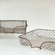 Stackable banks vintage brass wire