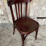 Chaise bistrot ancienne bois dossier courbé vintage