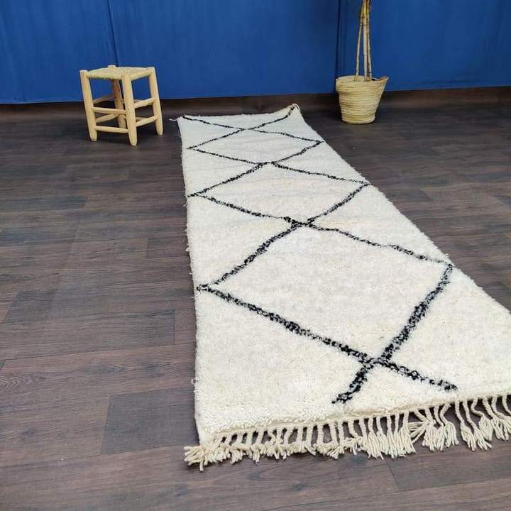 Beni Ouarain hallway rug 85x290 cm
