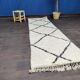 Beni Ouarain hallway rug 85x290 cm