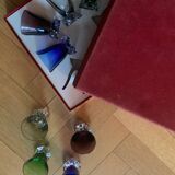 Colored liqueur glasses
