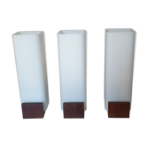 Set of three wall light style Scandinavian philips