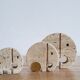 Set of 3 elephant sculptures by Fratelli Manelli 1070