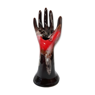 Vallauris faience baguier hand