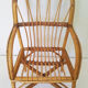 Fauteuil en rotin, années 70