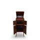 Italian floor-model upright phonograph cabinet, 1900s