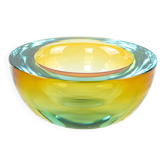 Bol en verre, verre de Murano, années 1970, fabriqué en Italie