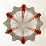 Glass vase signed Pierre D'Avesn, 1940s