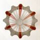 Glass vase signed Pierre D'Avesn, 1940s