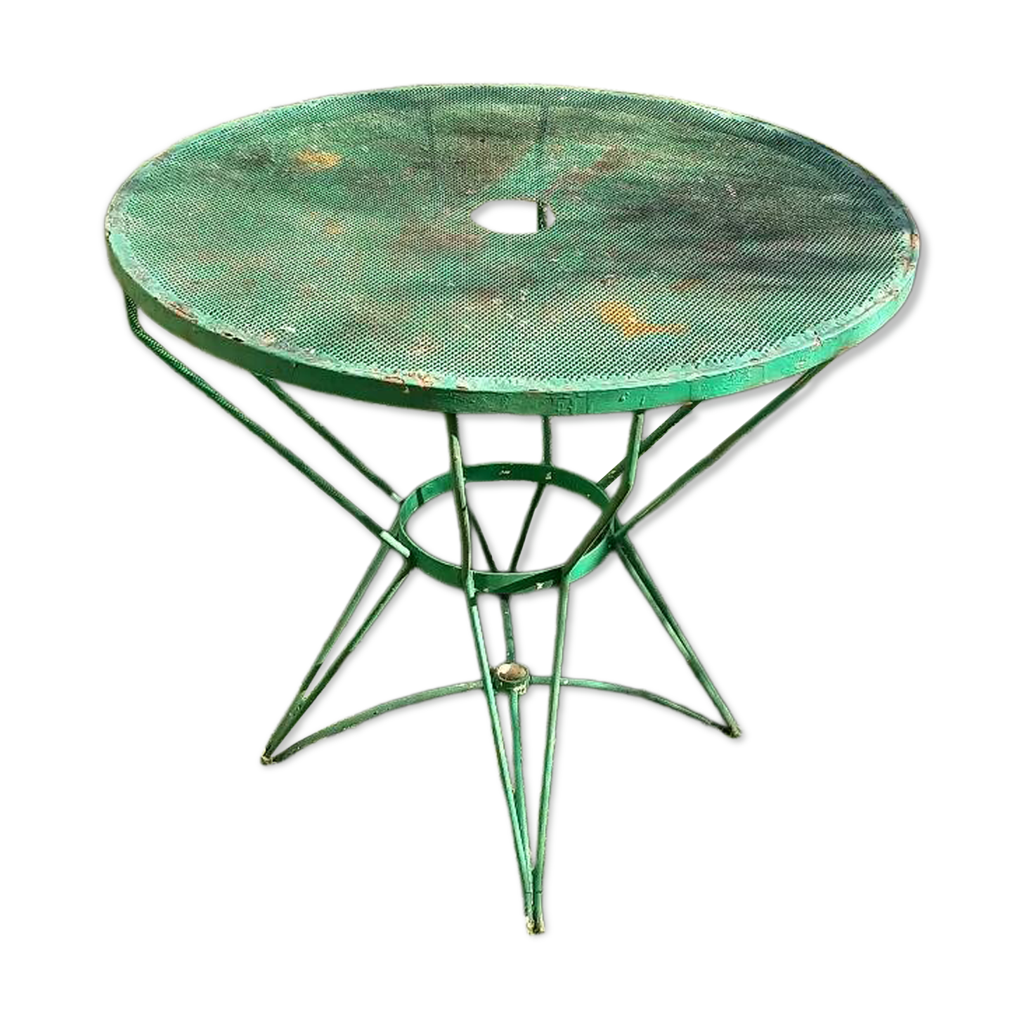 Garden iron table