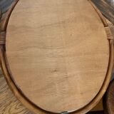 Vintage bamboo mirror