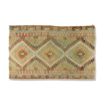 Anatolian handmade kilim rug 310 cm x 192 cm