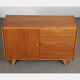 Vintage oak storage by Jiri Jiroutek, model U-458, 1960
