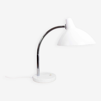 Regent desk lamp in white metal 1950