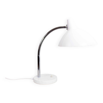 Lampe de bureau Regent en métal blanc 1950