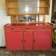 Sideboard in formica red