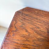 Side table vintage art deco style pedestal table