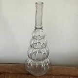 Empoli glass bubble pattern carafe, 1960s/70s