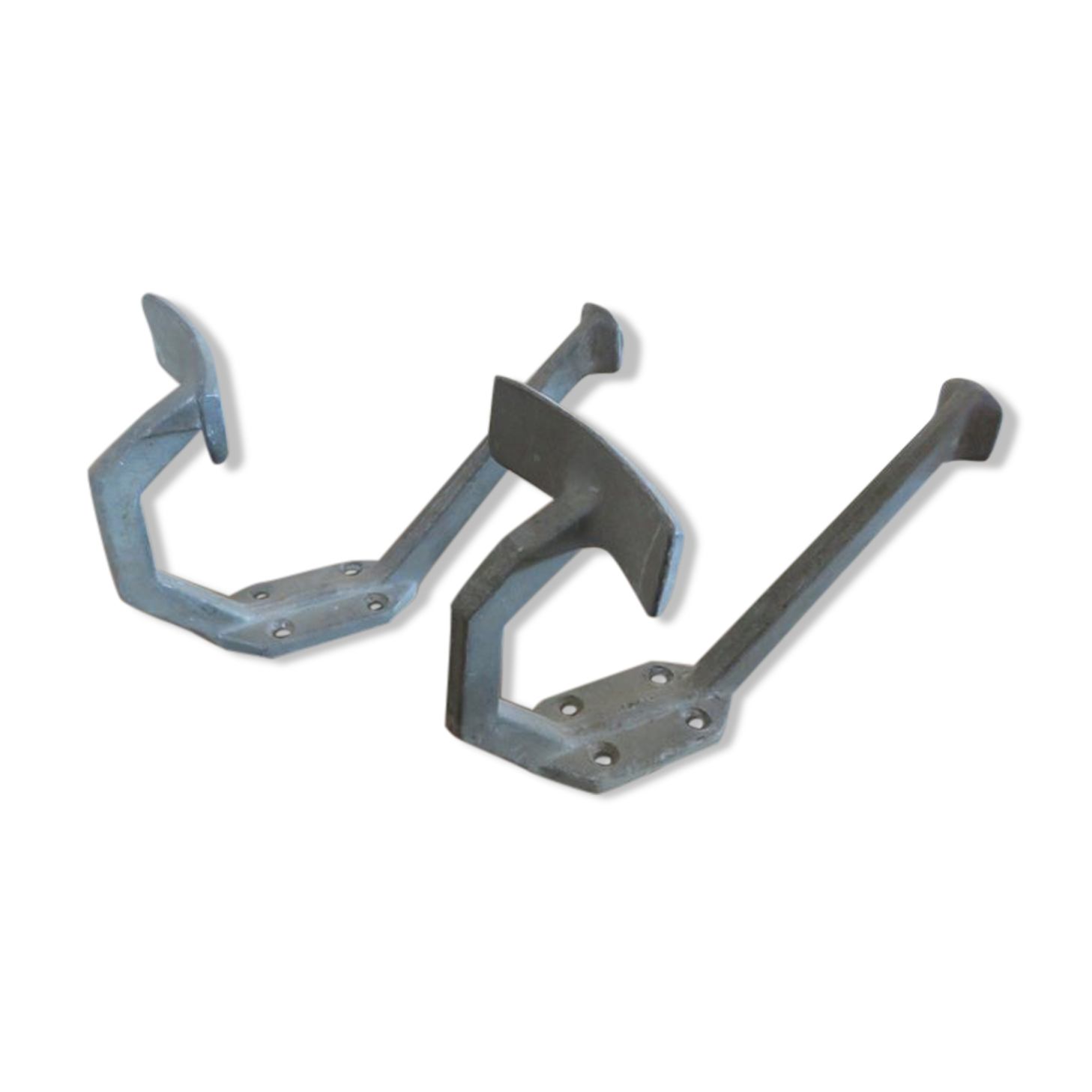 Pair of aluminum coat racks 30 years 40