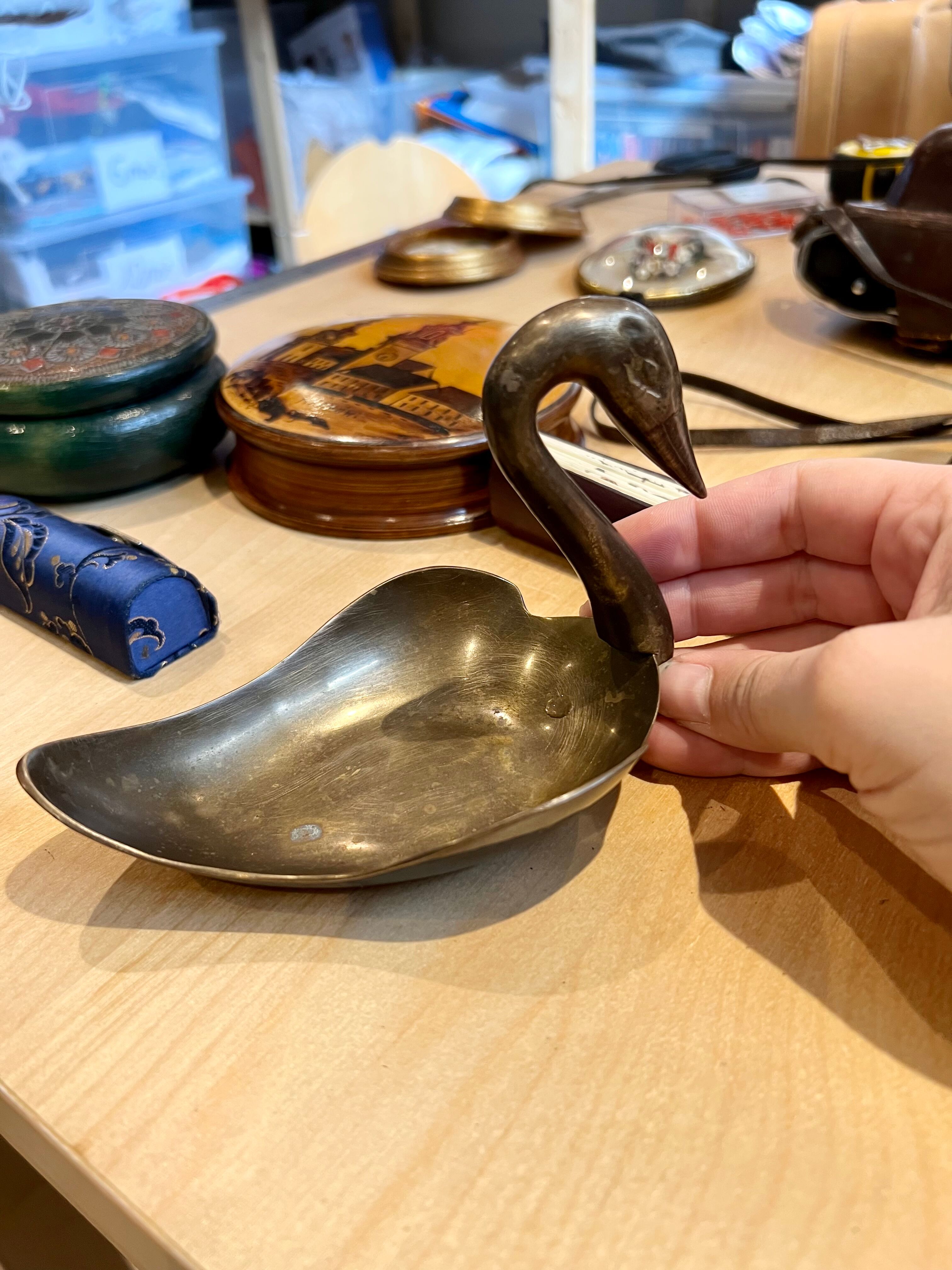 Vide poche cygne