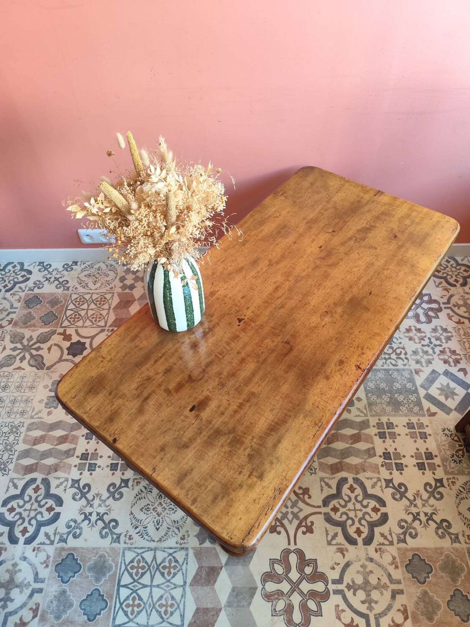 Solid wood coffee table