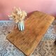 Solid wood coffee table