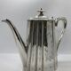 Silver metal teapot